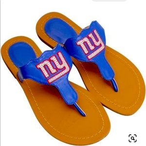 NY Giants sandals Size 6